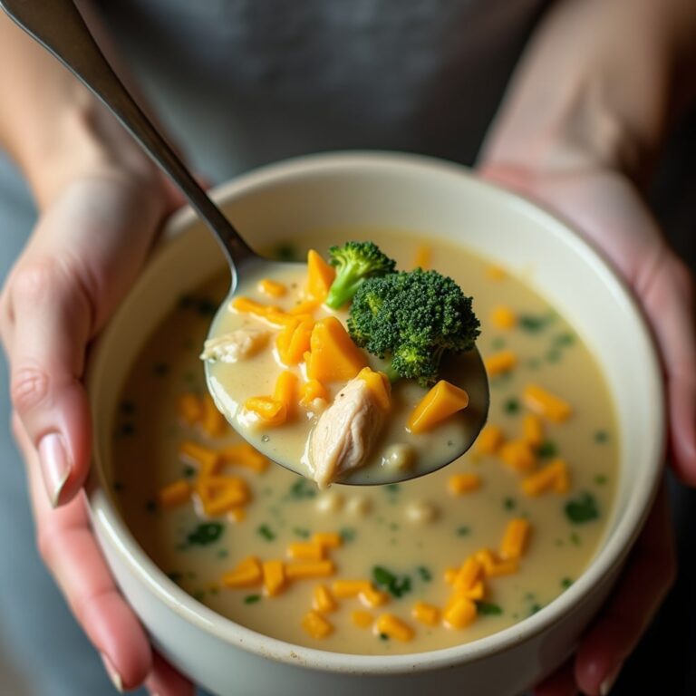 chicken broccoli cheddar soup